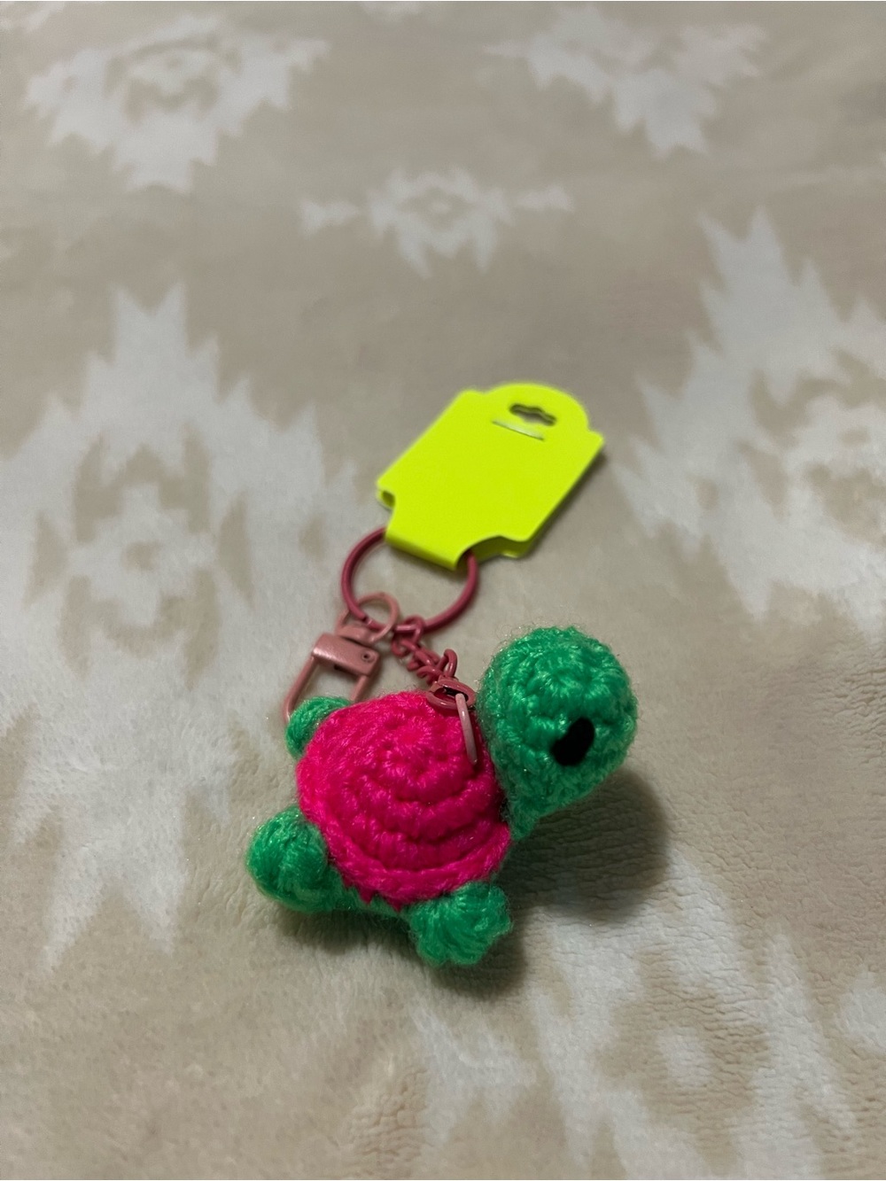 Crocheted Turtle Keychain 🐢 - Picture 3 of 7